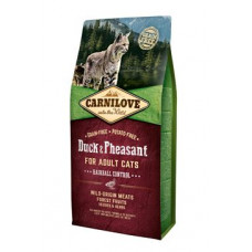 Carnilove Cat Duck&Pheasant Adult Hairball Contr 6kg