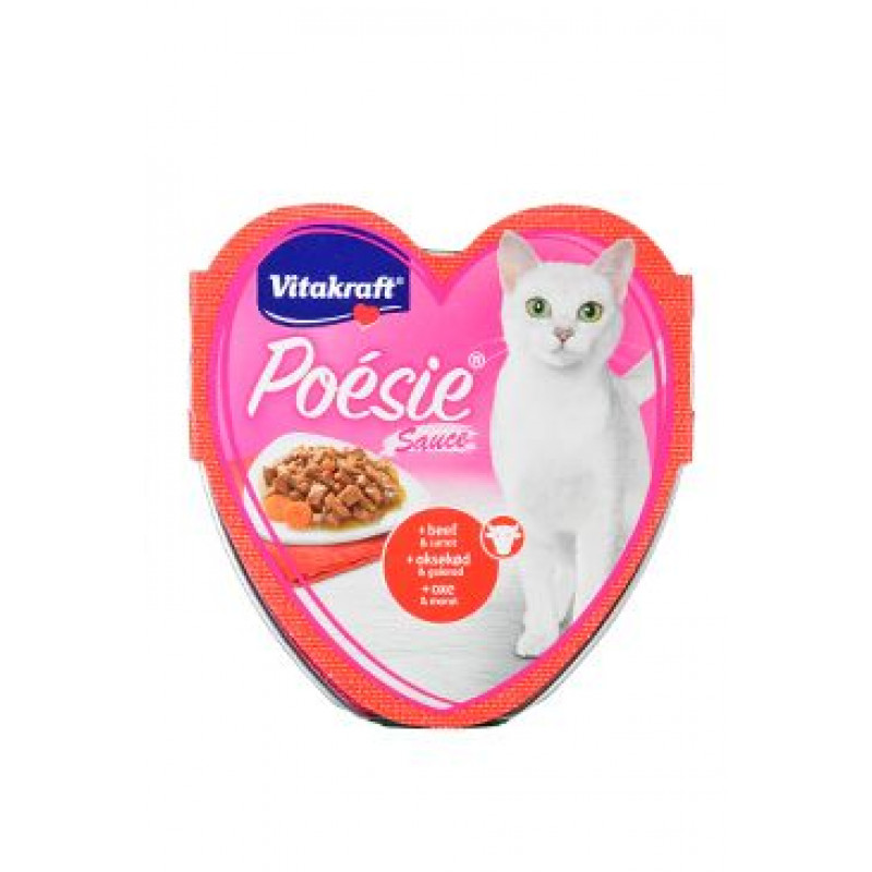 Vitakraft Cat Poésie konz. šťáva hovězí, mrkev 85g