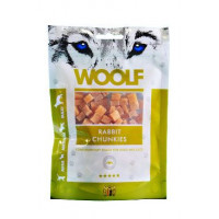 WOOLF pochoutka rabbit chunkies 100g