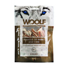 WOOLF pochoutka rabbit and Cod Triangle 100g