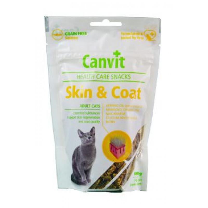 Canvit Snacks  CAT Skin & Coat 100g