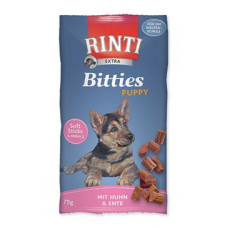 Rinti Dog Extra Bits Puppy pochoutka kuře+kachna 75g