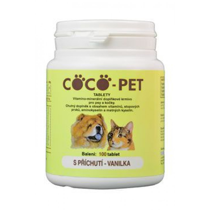 Coco Pet vanilka 100tbl