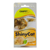 Gimpet kočka konz. ShinyCat  tuňak/kuře 2x70g