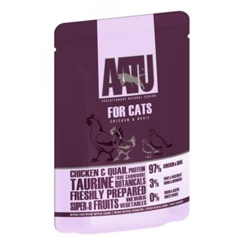 AATU Cat Chicken n Quail kaps. 85g