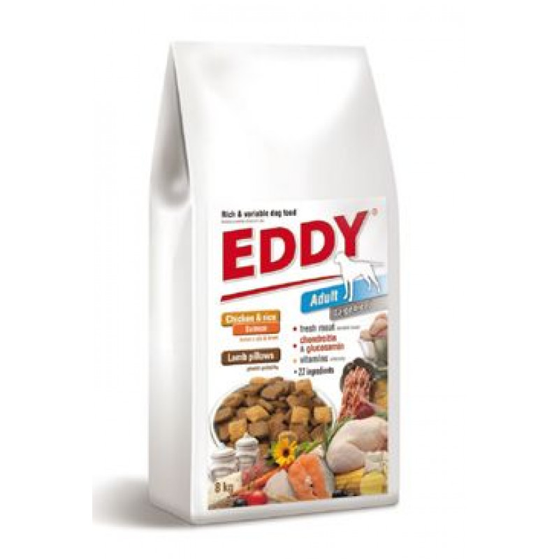 EDDY Adult Large Breed s masovými polštářky  8kg