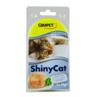Gimpet kočka konz. ShinyCat  tuňák/krevety 2x70g