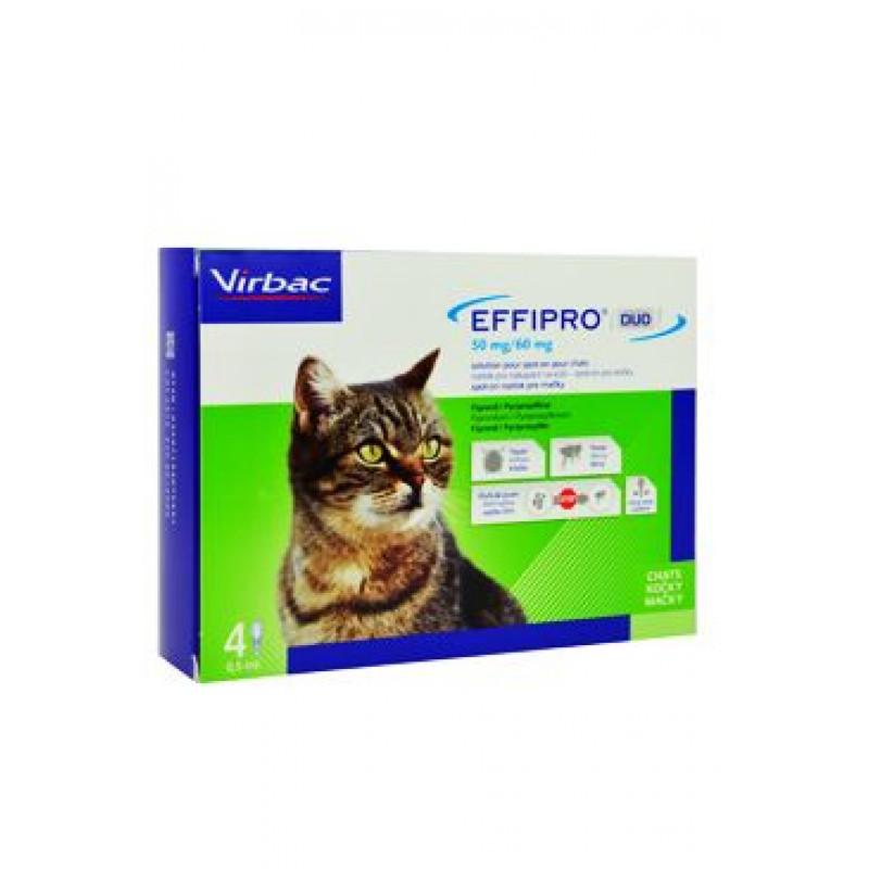 Effipro DUO Cat (1-6kg) 50/60 mg, 4x0,5ml