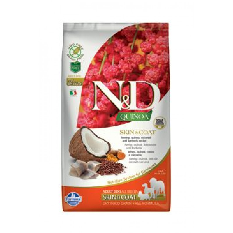 N&D Quinoa DOG Skin&Coat Herring all breeds 2,5kg