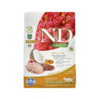 N&D Quinoa CAT Skin & Coat Quail & Coconut 300g