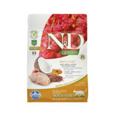 N&D Quinoa CAT Skin & Coat Quail & Coconut 300g