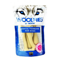 Pochoutka dentální Woolfies Dental Fishbone M 200g