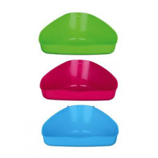 WC pro hlodavce rohové velké MIX 36x21x30/30cm TR 1ks
