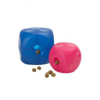 Hračka pes BUSTER Soft Mini Cube purpurová 9cm