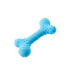 Hračka pes BUSTER Flex Bone, modrá 16cm