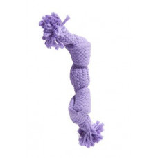 Hračka pes BUSTER Pískací lano, fialová, 23 cm, S