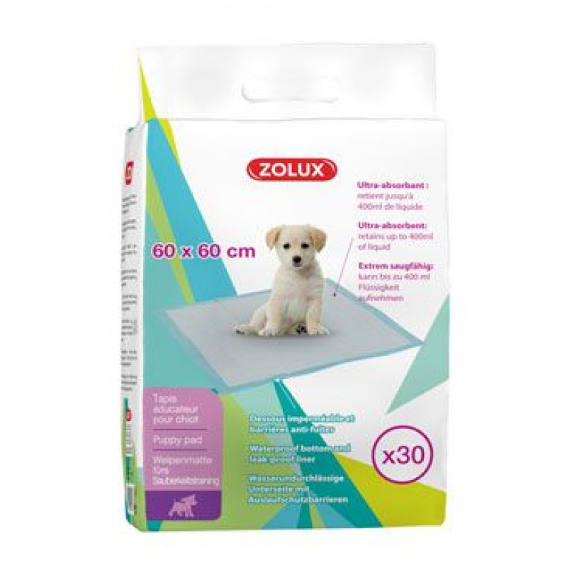 Podložka štěně 60x60cm ultra absorbent bal 30ks Zolux