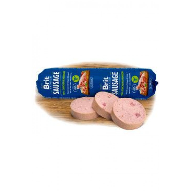 Brit Sausage Chicken & Venison 800g