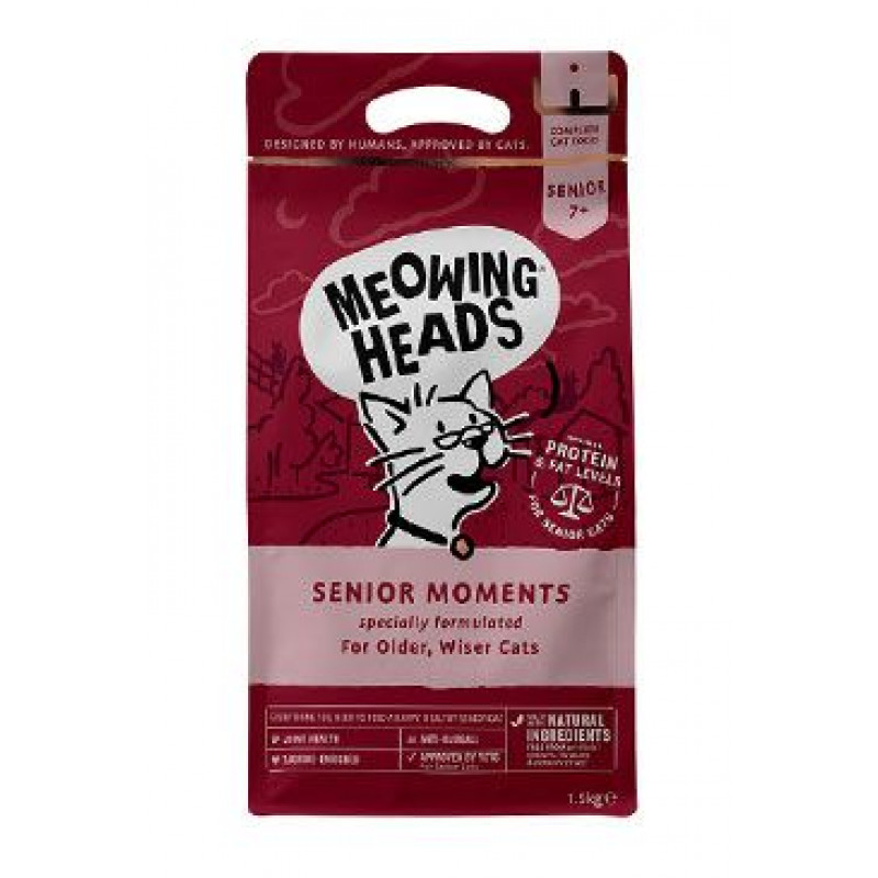 MEOWING HEADS Senior Moments 1,5kg