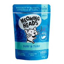 MEOWING HEADS Surf & Turf kapsička 100g