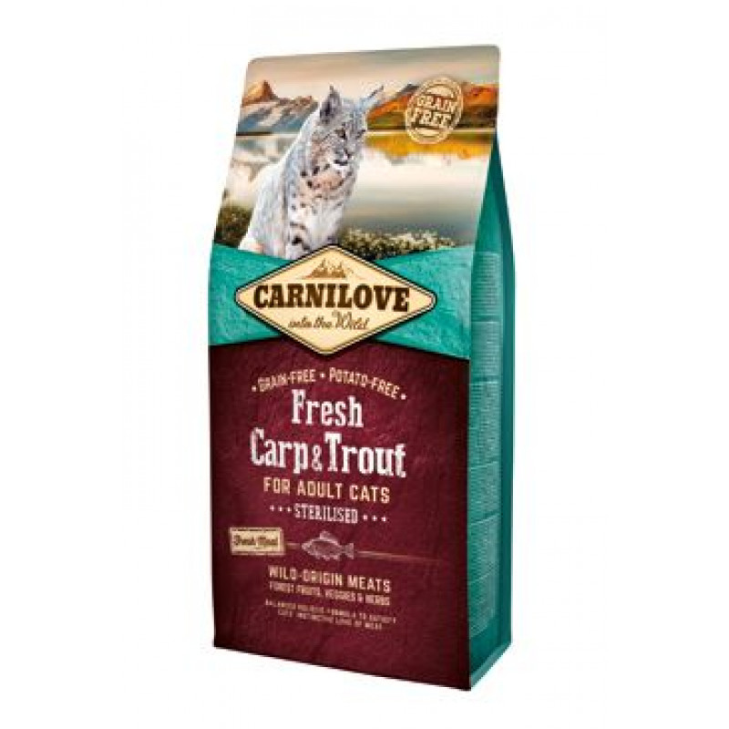 Carnilove Cat Fresh Carp & Trout Sterilised Adult 6kg