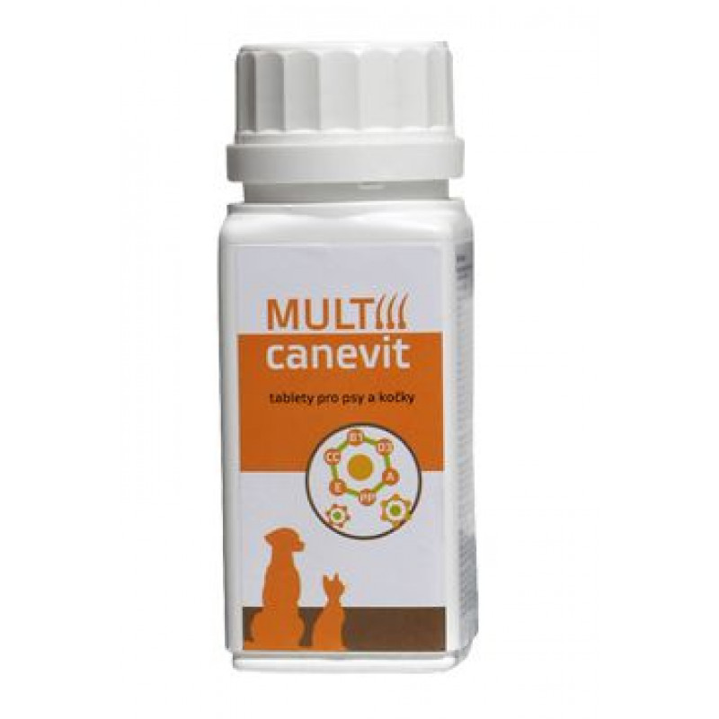 MULTIkanevit tablety pro psy a kočky 80 tbl