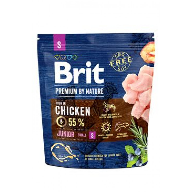 Brit Premium Dog by Nature Junior S 1kg