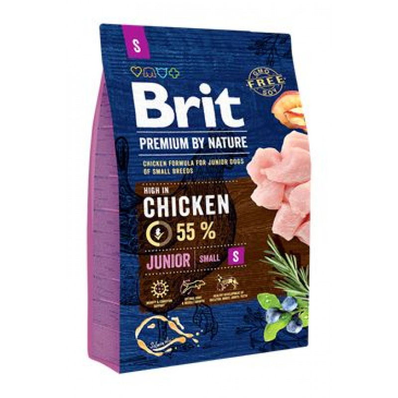 Brit Premium Dog by Nature Junior S 3kg