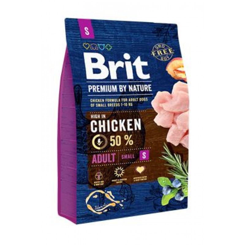 Brit Premium Dog by Nature Adult S 3kg