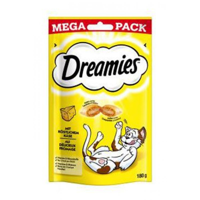 Dreamies kočka pochoutka Mega Pack se sýrem 180g