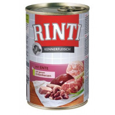 Rinti Dog Kennerfleisch konzerva kachní srdce 400g