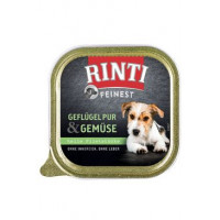 Rinti Dog Feinest vanička drůbež+zelenina 150g