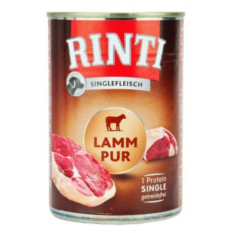 Rinti Dog Sensible PUR konzerva jehně 400g