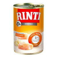 Rinti Dog Sensible konzerva kuře+rýže 400g