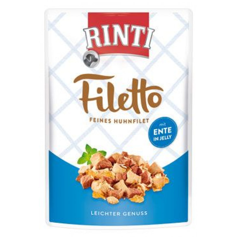 Rinti Dog Filetto kapsa kuře+kachna v želé 100g