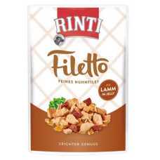 Rinti Dog Filetto kapsa kuře+jehně v želé 100g