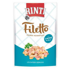 Rinti Dog Filetto kapsa kuře+losos v želé 100g