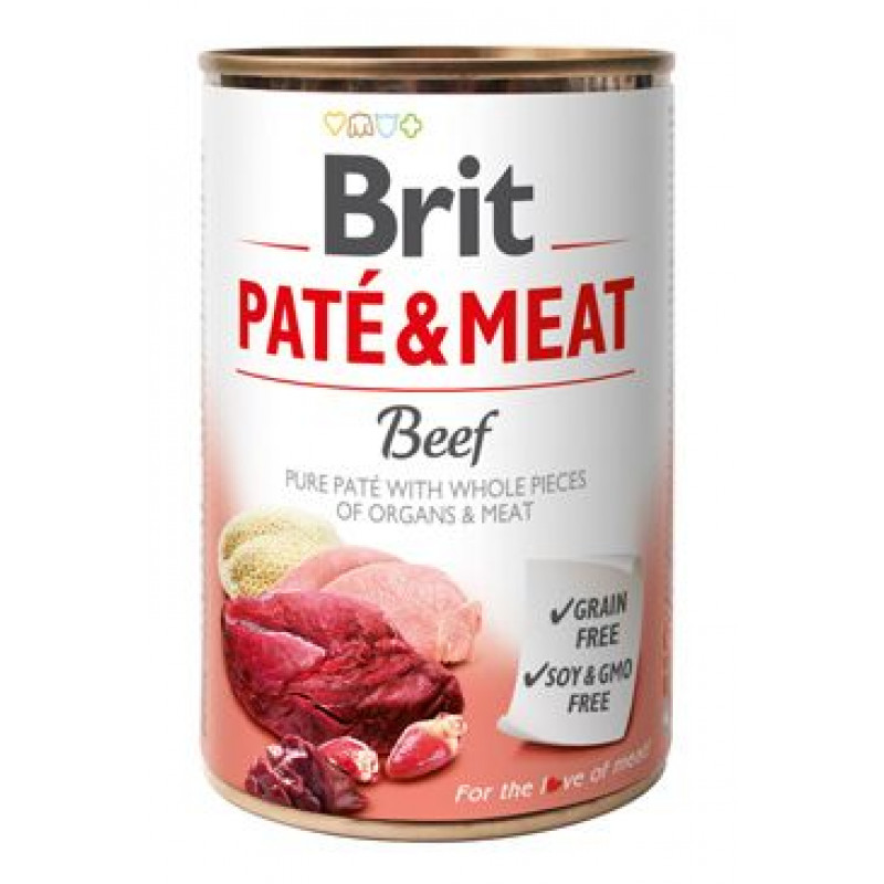 Brit Dog konz Paté & Meat Beef 400g