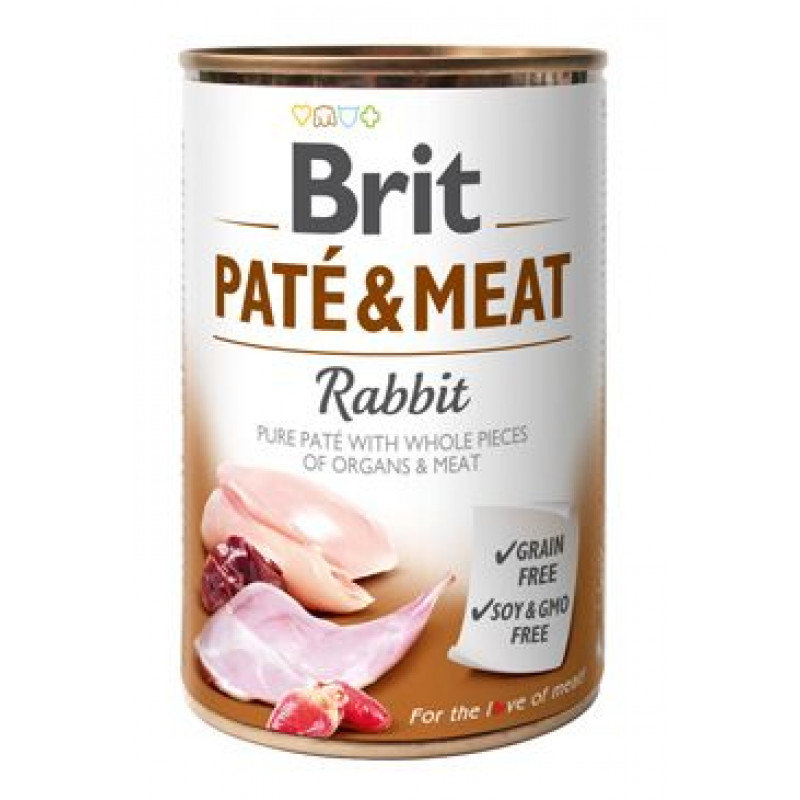 Brit Dog konz Paté & Meat Rabbit 400g