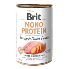 Brit Dog konz Mono Protein Turkey & Sweet Potato 400g