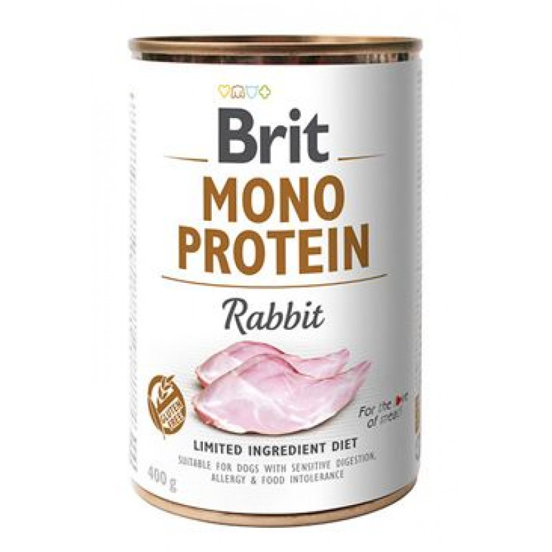 Brit Dog konz Mono  Protein Rabbit 400g