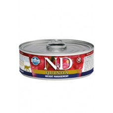 N&D CAT QUINOA Adult Weight Mnmgmt Lamb & Brocolli 80g