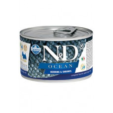 N&D DOG OCEAN Adult Herring & Shrimps Mini 140g