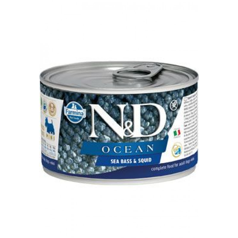 N&D DOG OCEAN Adult Codfish & Squid Mini 140g