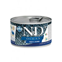 N&D DOG OCEAN Adult Trout & Salmon Mini 140g