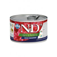 N&D DOG QUINOA Ad. Weight Mnmg Lamb&Brocolli Mini 140g