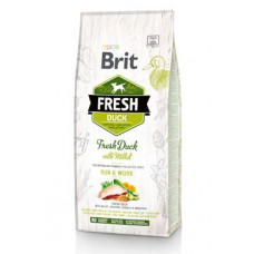 Brit Fresh Dog Duck & Millet Active Run & Work 12kg