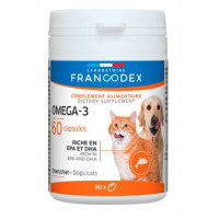 Francodex Omega 3 Capsules pes, kočka 60tab