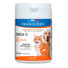 Francodex Omega 3 Capsules pes, kočka 60tab