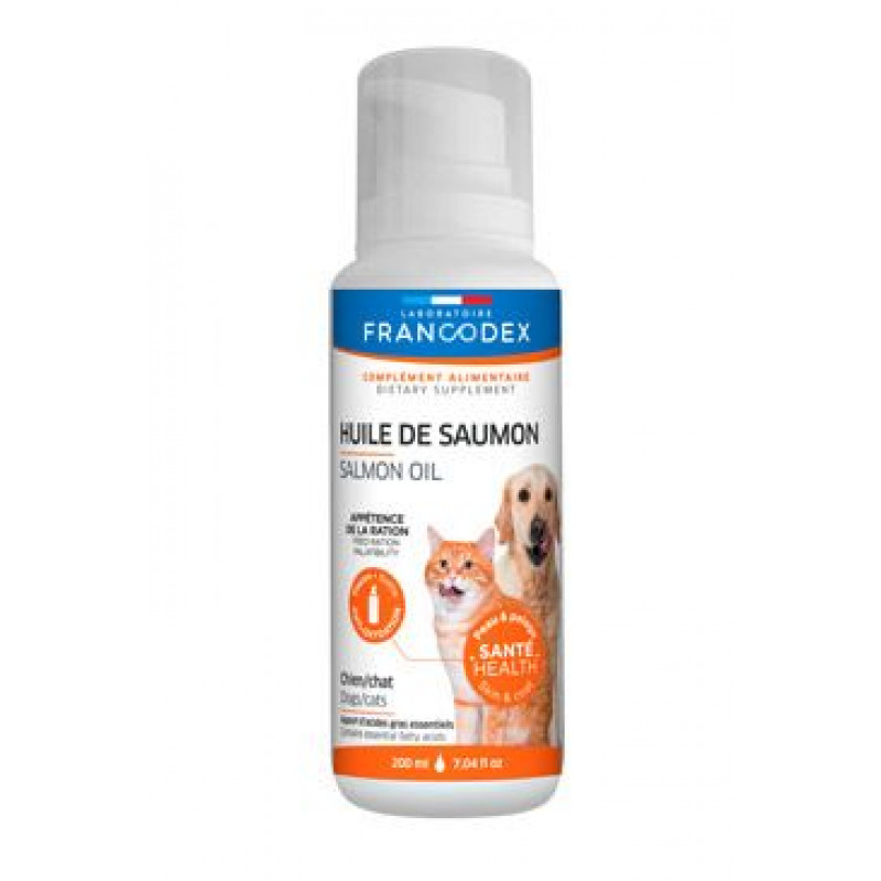 Francodex Salmon Oil lososový olej pes, kočka 200ml